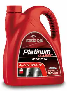 ORLEN PLATINUM CLASSIC SYNTHETIC 5W40 4.5L Oryginalny
