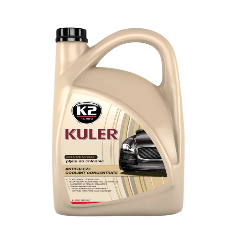 K2 KULER KONCENTRAT G12 PŁYN DO CHŁODNIC 5L CZERWONY Autentyczny