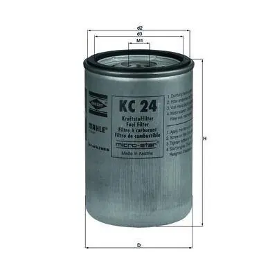 Oferta limitowana KC24 FILTR PALIWA