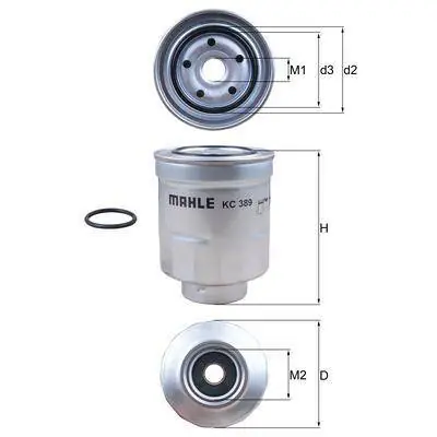 Autentyczny KC389 FILTR PALIWA