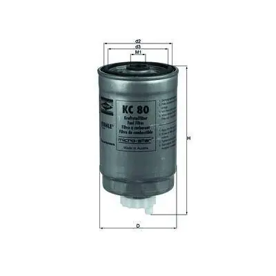 KNECHT FILTR PALIWA KC80 Tani