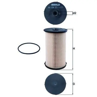 Zamów teraz KNECHT FILTR PALIWA KX220D