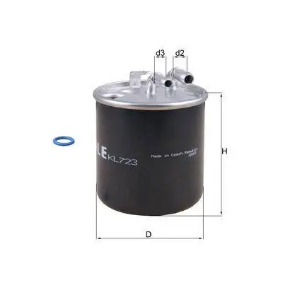 Autentyczny KNECHT FILTR PALIWA KL723D