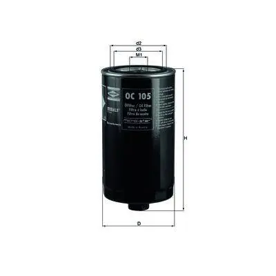 KNECHT FILTR OLEJU OC 105 Darmowa dostawa