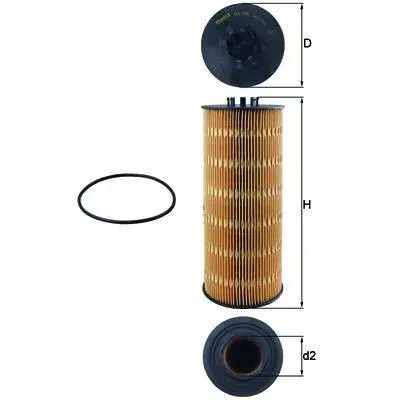 Wysoka jakość KNECHT FILTR OLEJU OX168D