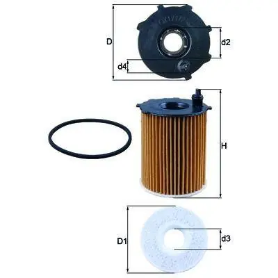 Nowość KNECHT FILTR OLEJU OX171/2D1