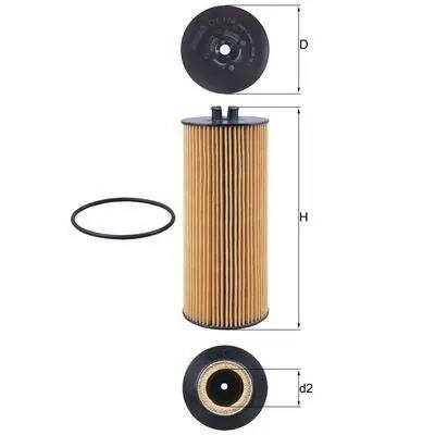 KNECHT FILTR OLEJU OX174D Tani