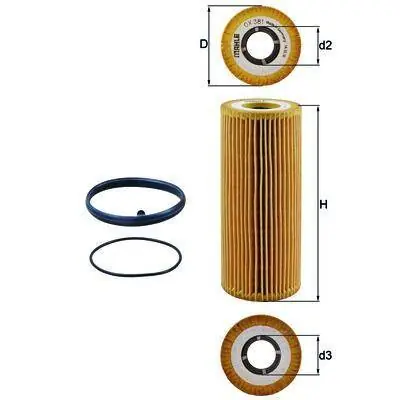 Nowość KNECHT FILTR OLEJU OX381D