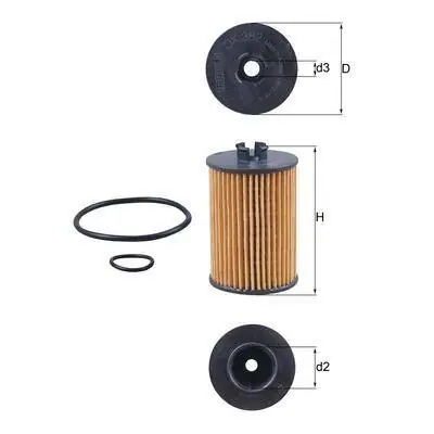 Szybka dostawa KNECHT FILTR OLEJU OX382D