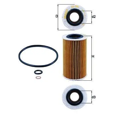 Najlepsza cena KNECHT FILTR OLEJU OX 384D