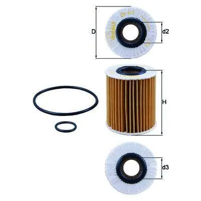 KNECHT FILTR OLEJU OX413D1 Oferta limitowana