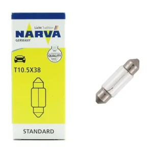 Premium ŻARÓWKA 12V 10W T10.5X38 NARVA