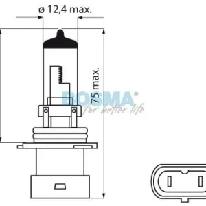 ŻARÓWKA 12V 51W HB4A XS 9006 P22D BOSMA Zamów teraz