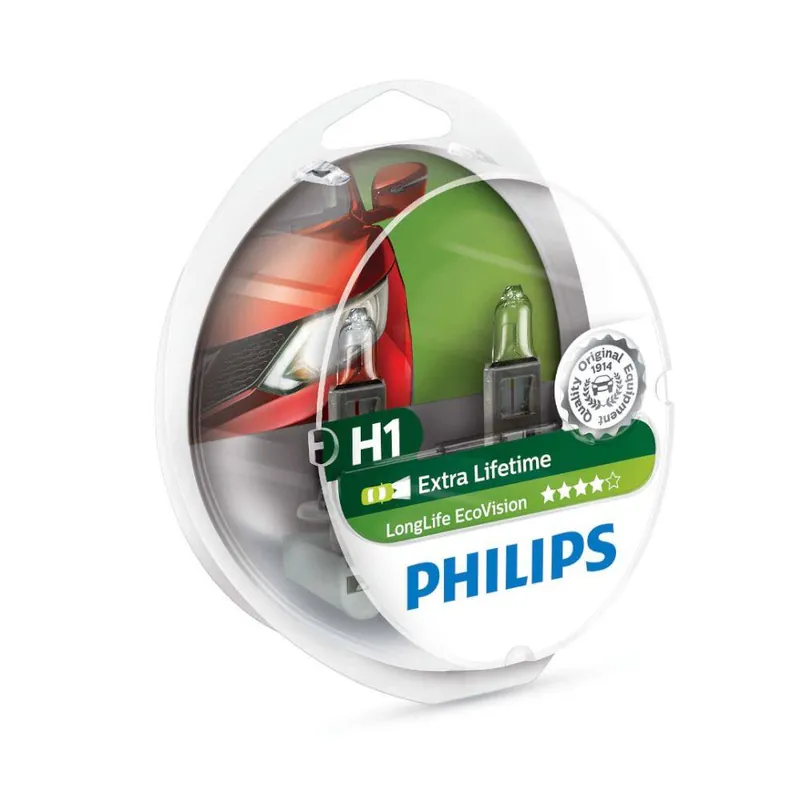 ŻARÓWKA H1 12V 55W LONGLIFE ECOVISION PHILIPS Oferta limitowana