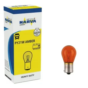 ŻARÓWKA 24V 21W PY21W BAU15S AMBER HEAVY DUTY NARVA Tylko dziś