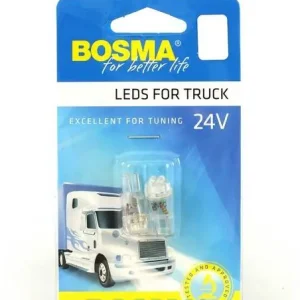 Oryginalny ŻARÓWKA 24V 4XLED T10 BIAŁA 6000K (blister 2 szt.) BOSMA