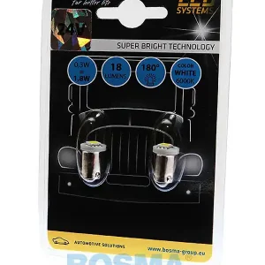 ŻARÓWKA 24V 1xLED SMD5050 BA9s BIAŁA 6000K BOSMA 3147 Ekspresowa dostawa