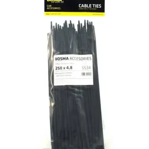 OPASKA KABLOWA 250X4.8 CZARNA 100 SZT. Nowość