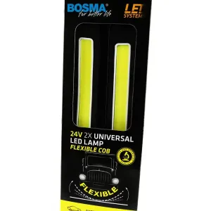 Nowość UNIWERSALNA LAMPA LED 24V 1XCOB BIAŁY 6000K 260MM 2 SZT.