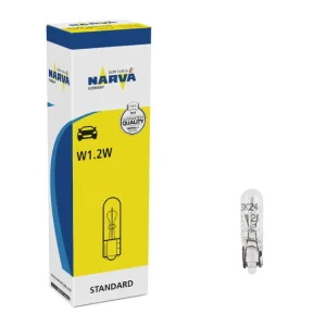 Oryginalny ŻARÓWKA 12V 1.2W W1.2W CAŁOSZKLANA NARVA
