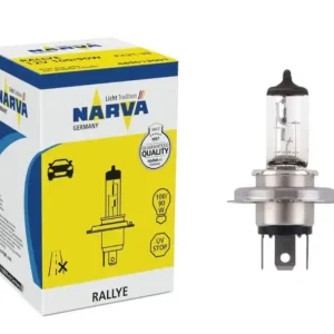 Nowość ŻARÓWKA 12V H4 100/90W RALLY P43T NARVA