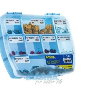 Nowość ZESTAW ŻARÓWEK DESKI ROZDZIELCZEJ 24V BOSMA 9624