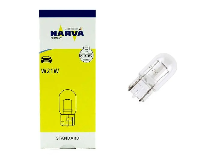 ŻARÓWKA 12V 21W W21W T20 NARVA Nowość