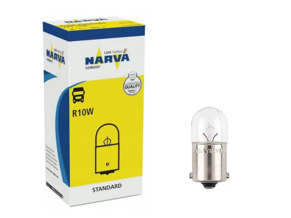 ŻARÓWKA 24V 10W R10W BA15S NARVA Oryginalny