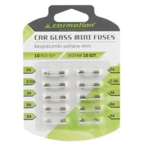 Zamów teraz BEZPIECZNIKI SZKLANE MINI KOMPLET 10 SZT.