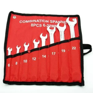 ZESTAW KLUCZY PŁASKO-OCZKOWYCH 6-22MM 8 SZT. Tylko dziś