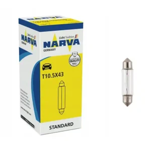 ŻARÓWKA 12V 10W T10.5X43 NARVA Wysoka jakość
