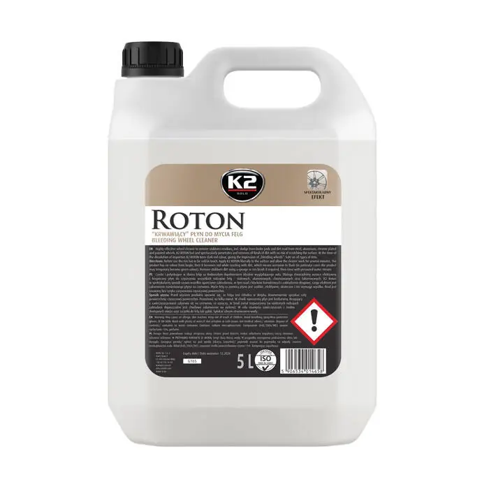 Wysoka jakość K2 ROTON PŁYN DO MYCIA FELG 5L