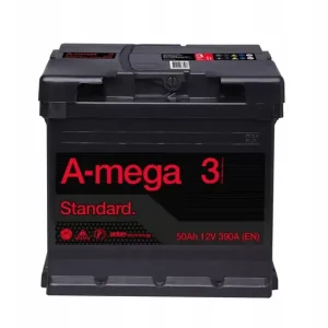 Oferta limitowana AMEGA STANDARD M3 12V 50Ah 390A P+