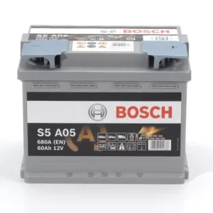 BOSCH S5 AGM 60AH 680A P+ Wysoka jakość