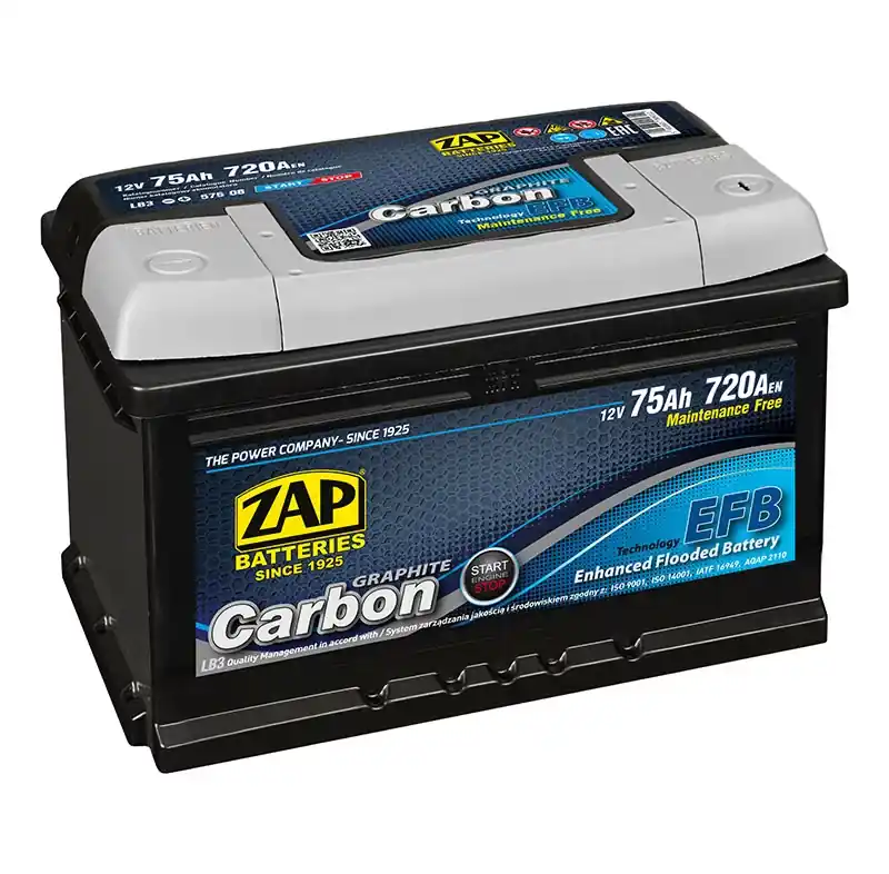 ZAP CARBON EFB 75Ah 720A NISKI 575 08 Promocja