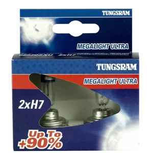 TUNGSRAM H7 55W MEGALIGHT ULTRA +90% ZESTAW Wysoka jakość