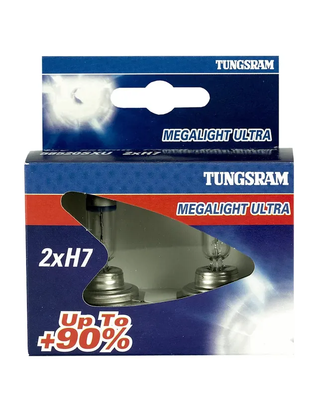 TUNGSRAM H7 55W MEGALIGHT ULTRA +90% ZESTAW Wysoka jakość
