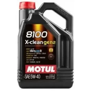 Autentyczny MOTUL 8100 X-CLEAN GEN2 5w40 5L