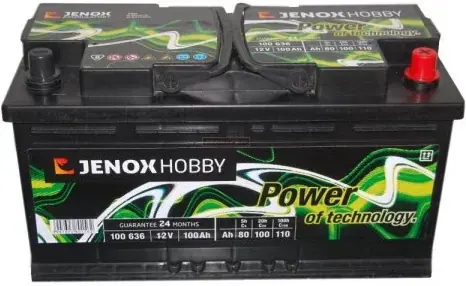 JENOX HOBBY 100AH 12V AKUMULATOR ŁODZIE JACHTY Kup teraz