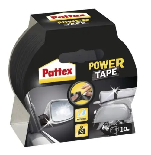 Tani PATTEX TAŚMA POWER TAPE CZARNA 48MM X 10M