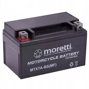MORETTI AKUMULATOR ŻELOWY 12V 7Ah MTX7A-BS SKUTER 2T 4T Wysoka jakość
