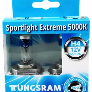 Premium TUNGSRAM H4 SPORTLIGHT EXTREME +40% 5000K 2SZT