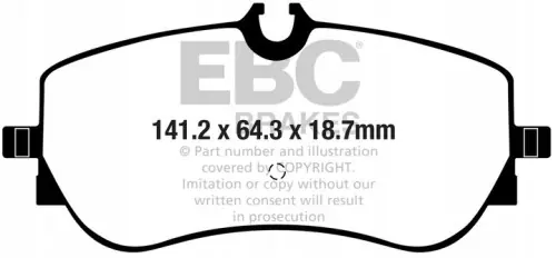 EBC DP42364R YELLOWSTUFF - klocki hamulcowe samochodowe (kpl.) Nowość
