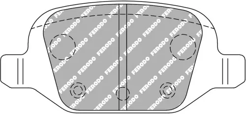 FCP1324H FERODO KLOCKI HAMULCOWE (kpl.) Premium