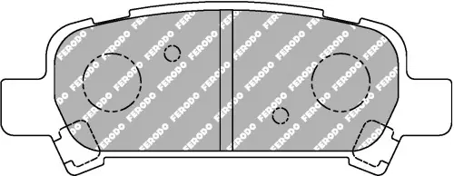 Oryginalny FCP1333H FERODO KLOCKI HAMULCOWE (kpl.)
