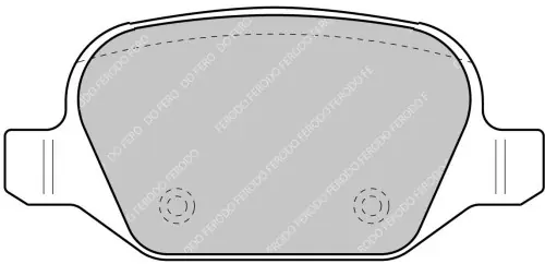 FCP1349H FERODO KLOCKI HAMULCOWE (kpl.) Oferta limitowana