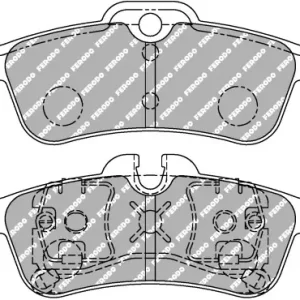 FCP1676H FERODO KLOCKI HAMULCOWE (kpl.) Niska cena