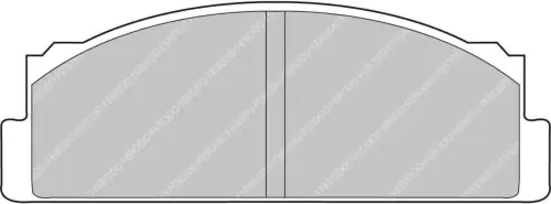 Oryginalny FCP29H DS2500 FERODO KLOCKI HAMULCOWE