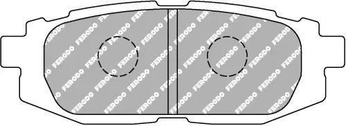 Nowość FCP4187W FERODO KLOCKI HAMULCOWE (kpl.)