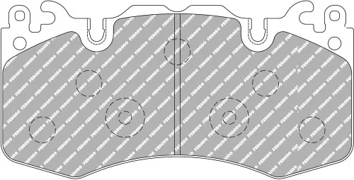 Rabat FCP4379H FERODO KLOCKI HAMULCOWE (kpl.)